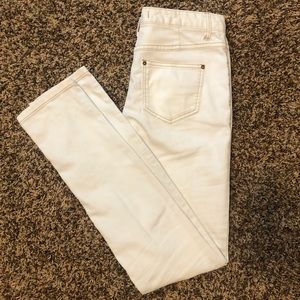 Free People white jeans